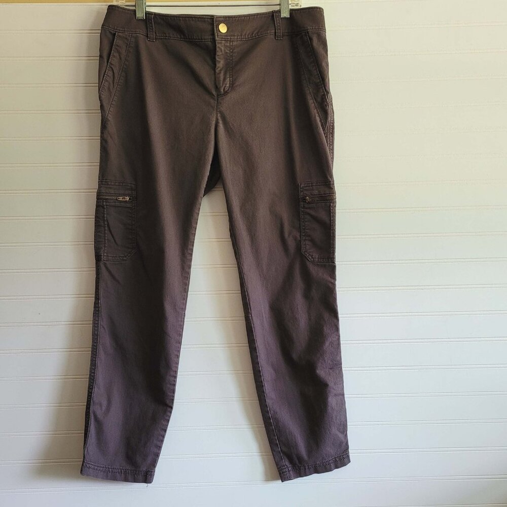 Women's Casual Cargo Pants - Brown